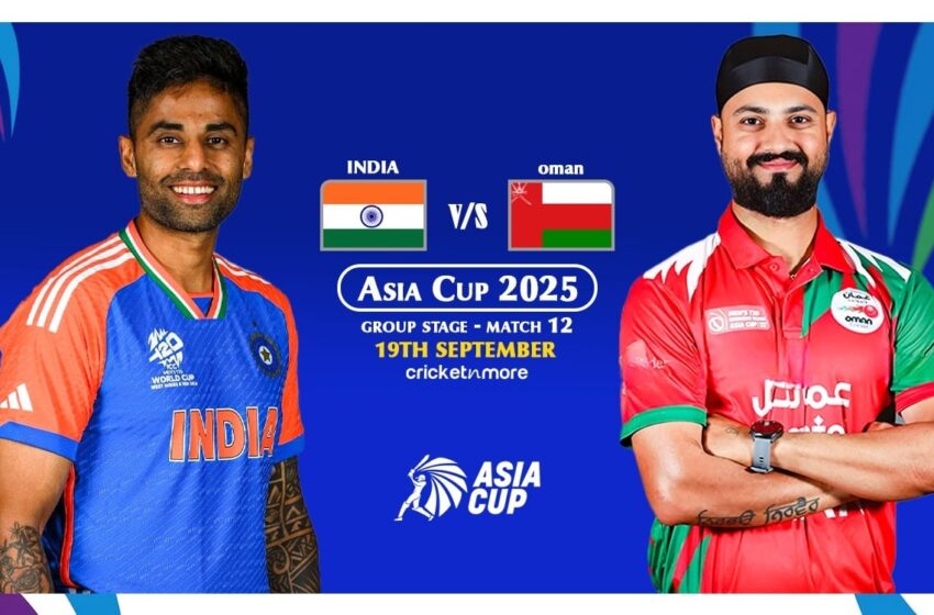 ASIA CUP update: India vs Oman — India won the match